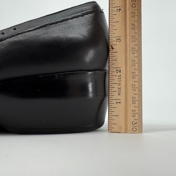 Strictly Comfort Shoes Women Size 10 Chunky Square Toe Loafers Leather 90s - Picture 7 of 9